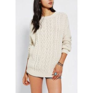 BDG Cable-Knit Pullover